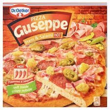 4015 Guseppe Pizza Farmerska z Szynką i Chorizo 410g 1x5
