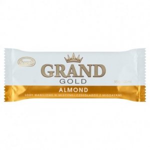 9141 Lody KORAL GRAND GOLD Almond wanilia z migdałami 120ml 1x20 