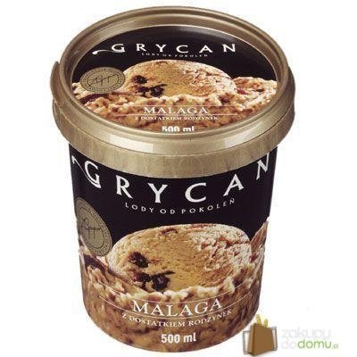 9209 Lody GRYCAN malaga PREMIUM 500 ml 1x6
