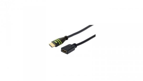 Przedłużacz kabel HDMI/HDMI M/F Ethernet 1.8M 4K60Hz ICOC HDMI2-4-EXT018