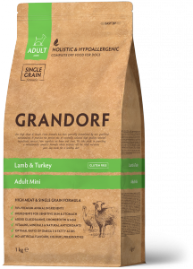  Grandorf Adult Mini Dog - Lamb & Turkey 1kg