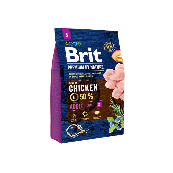 Brit Premium By Nature Adult S  3kg