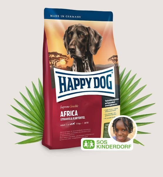 Happy Dog Fit &amp; Well Supreme Africa 12,5kg