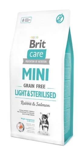 Brit Care Mini Grain-Free Light &amp; Sterilised 2kg