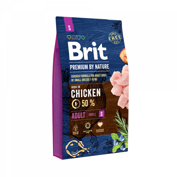 Brit Premium By Nature Adult S  8kg