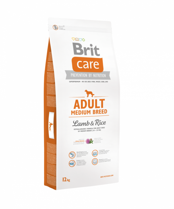 Brit Care Adult Medium Breed Lamb &amp; Rice 3kg