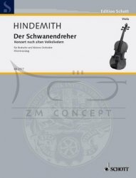 HINDEMITH, PAUL: DER SCHWANENDREHER na altówkę i orkiestrę (wyciąg fortepianowy)