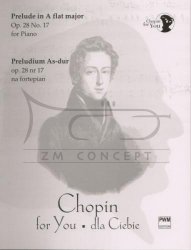 Chopin Fryderyk: Preludium As-dur op. 28 nr 17 na fortepian