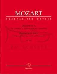 Mozart Wolfgang  Amadeus: Quintett in A  KV 581 kwintet klarnetowy: Głosy