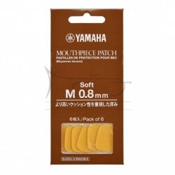 YAMAHA naklejki gumki na ustnik 0,8mm miękkie Soft (6 szt.)