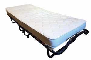 Komfortowe Łóżko składane, hotelowe LUXOR 200 x 80 z materacem Premium o grubości ok 13 cm . 