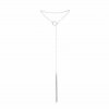 Srebrny wisiorek pejczyk Bijoux Indiscrets Magnifique Tickler Pendant Silver