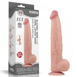 DILDO 13.5'' KING SIZED SLIDING SKIN DUAL LAYER DONG