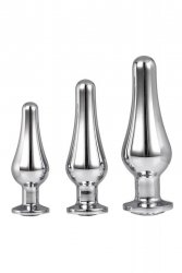DREAMTOYS ZESTAW KORKÓW GLEAMING LOVE PLEASURE SET SILVER