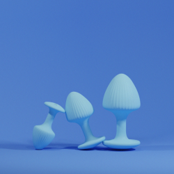 Upko The Mushroom Butt Plugs Three-piece Set