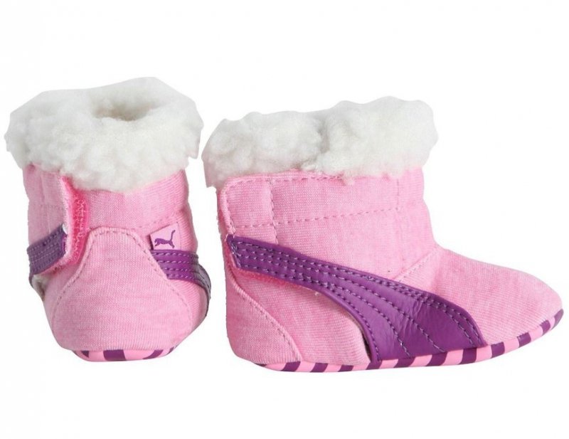 PUMA BUTY NIEMOWLĘCE ZIMOWE KOZACZKI TRZEWIKI BABY BOOT FUR 355185 02