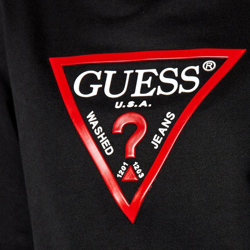 Guess czarna bluza damska z logo W0BQ05K8800