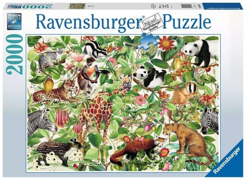 Puzzle 2000 Ravensburger 16824 Dżungla