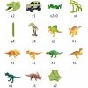 WOOPIE Tor Samochodowy XXL Dinozaury 240 el.