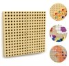 MASTERKIDZ Panel Ścienny Tablica Naukowa Kreatywna STEM + Panel Monatażowy   40 x 40 (cm)