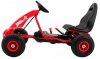 Gokart Champion na pedały dla dzieci 3+ Czerwony + Pompowane opony + Regulowane siedzisko + Ręczny hamulec