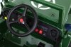 Autko Wojskowe Retro dla dzieci Zielony + Napęd 4x4 + Pilot + 2 Bagażniki