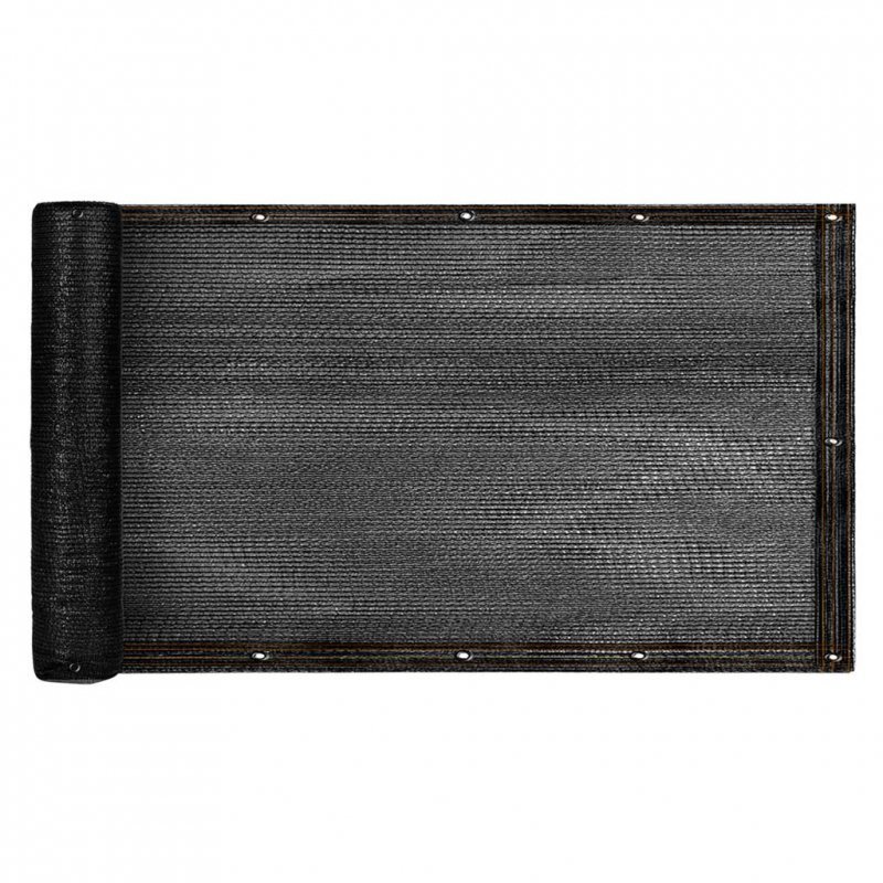 Osłona balkonowa LUARO mata maskująca siatka cieniująca na balkon taras 150g/m2 105x500cm UV