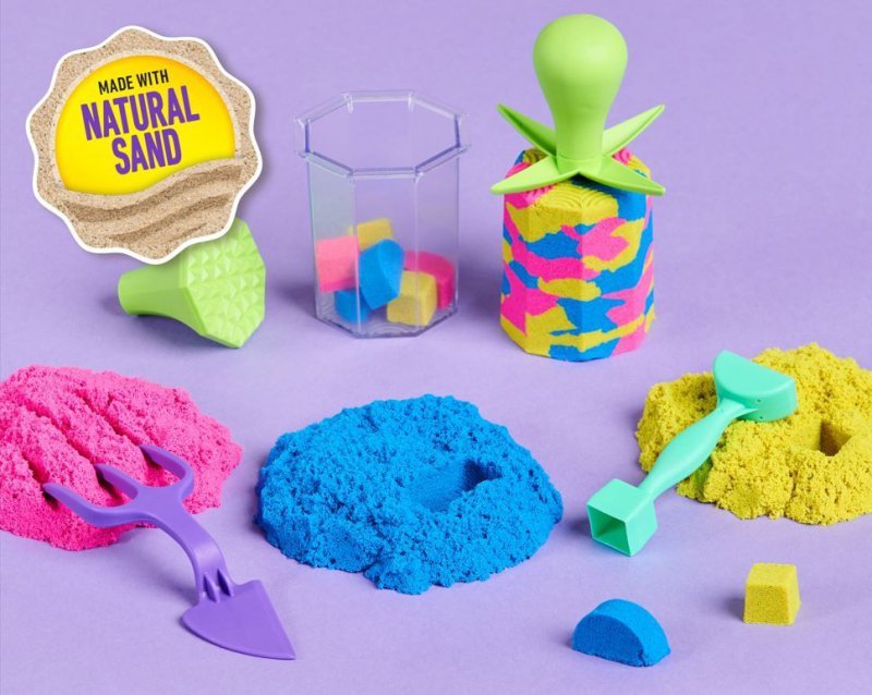 Spin Master Kinetic Sand Zgniataj i twórz