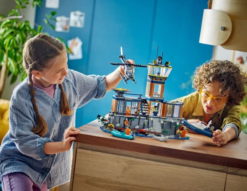 LEGO Klocki City 60419 Policja z Więziennej Wyspy