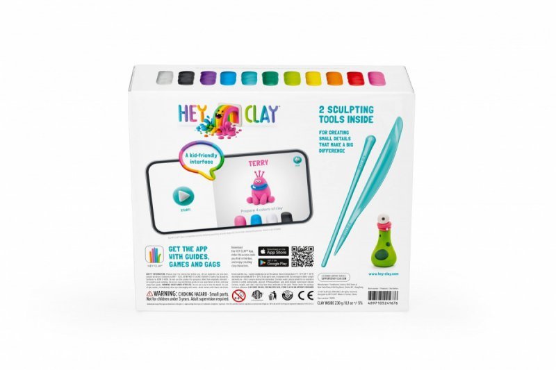 Tm Toys Masa plastyczna Hey Clay Zestaw Potwory