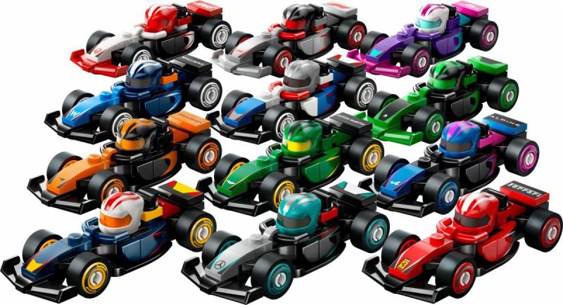 LEGO Klocki Minifigures 71049 Kolekcjonerski bolid F1 (display 36 sztuk)