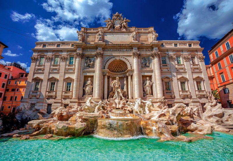Castor Puzzle 1500 elementów Fontanna di Trevi