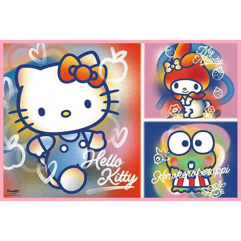 Trefl Puzzle 2x200 elementów Hello Kitty i przyjaciele