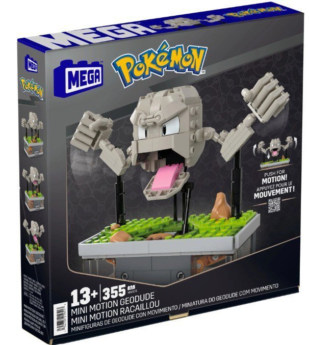 Mega Bloks Klocki Pokemon Mini Motion Geodude