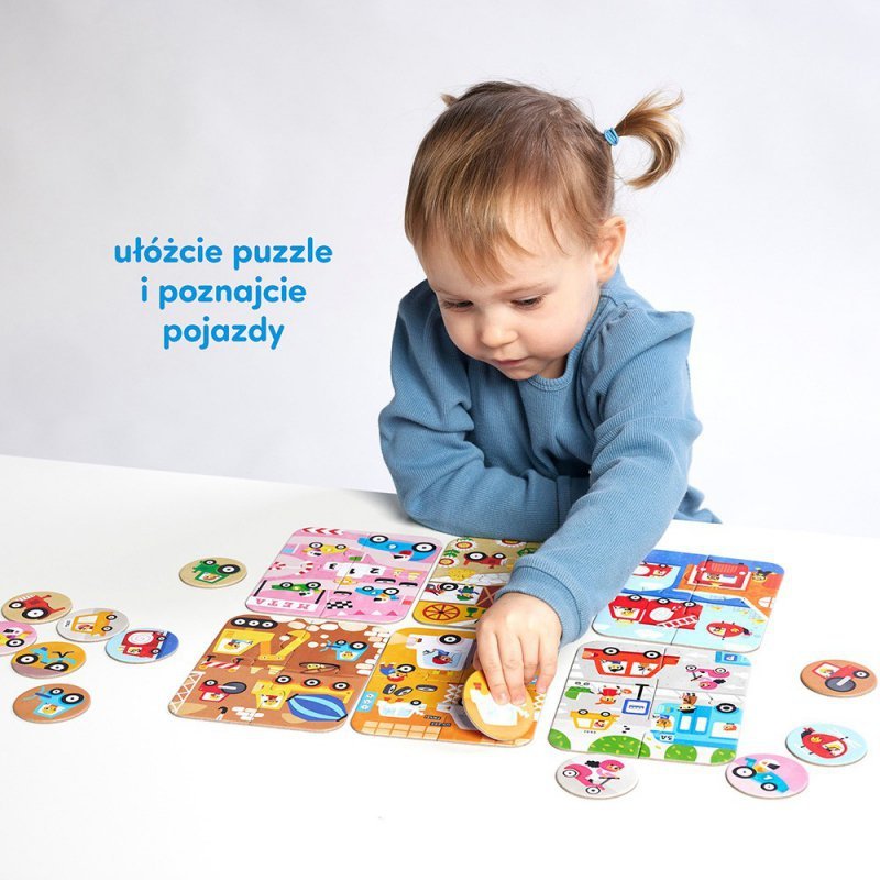 CzuCzu Puzzle Pojazdy małe i duże
