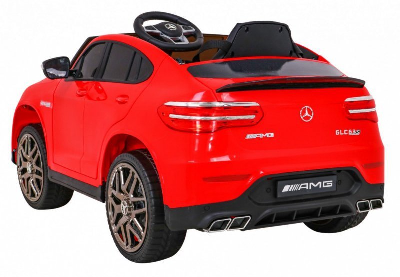Mercedes Benz GLC63S dla dzieci Czerwony SUV + Pilot