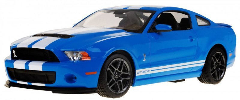 Ford Shelby Mustang GT500 niebieski RASTAR model 1:14 Zdalnie sterowane auto + pilot