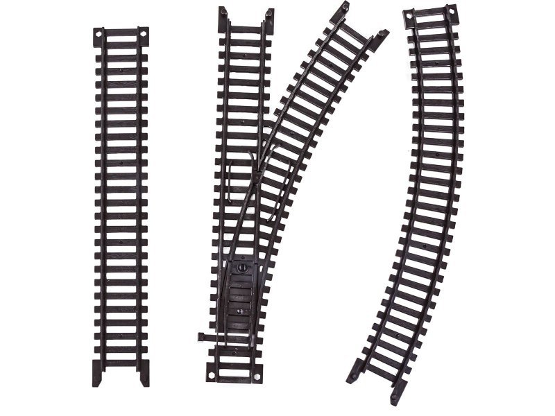 Elektryczna Kolejka Lokomotywa - Parowóz + 5 Wagonów