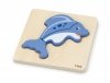 VIGA Pierwsze drewniane Puzzle maluszka Delfin