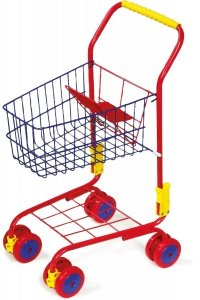 SMALL FOOT Kolorowy Wózek Na Zakupy Dla Dziecka