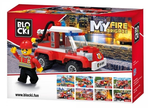 Klocki Blocki MyFireBrigade Wóz gaśniczy 84 el.