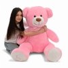 DUŻY MIŚ PLUSZOWY 160cm. WIELKI PLUSZAK GIGANT - RÓŻOWY