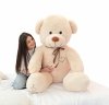 DUŻY MIŚ PLUSZOWY MASKOTKA GIGANT 190 cm BEŻOWY