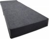 MATERAC TURYSTYCZNY SKŁADANY FOTEL 200x70x15cm - 2 w 1 SZARY