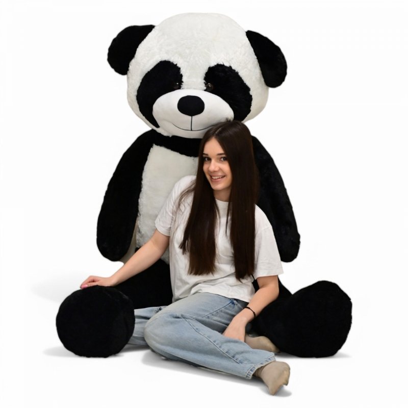 DUŻY MIŚ PLUSZOWA PANDA XXL 220cm MASKOTKA GIGANT