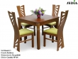 Stół Kwant 1 + 4 krzesła Ambrus