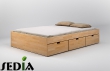 Łóżko drewniane - Turkus 