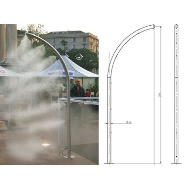 Ramię ze stali nierdzewnej ARCH