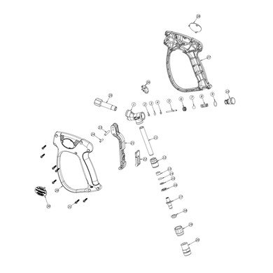 Pistolet ML955 M22 M- M22 M - INOX - obrotowy+red