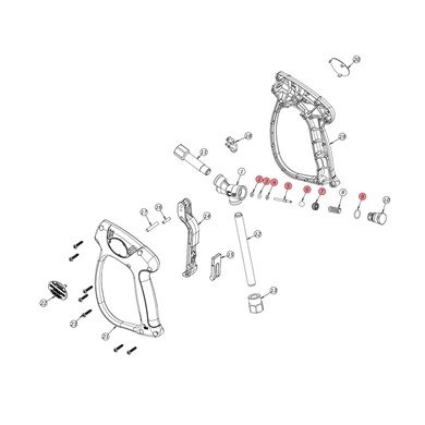 Komplet naprawczy - pistolet ML955 CERAMIC BALL